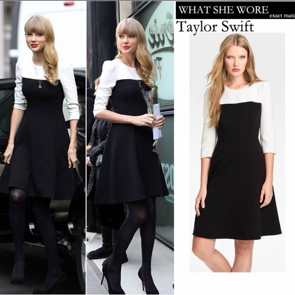 Kate Spade Olsen colorblock fit and flare dress